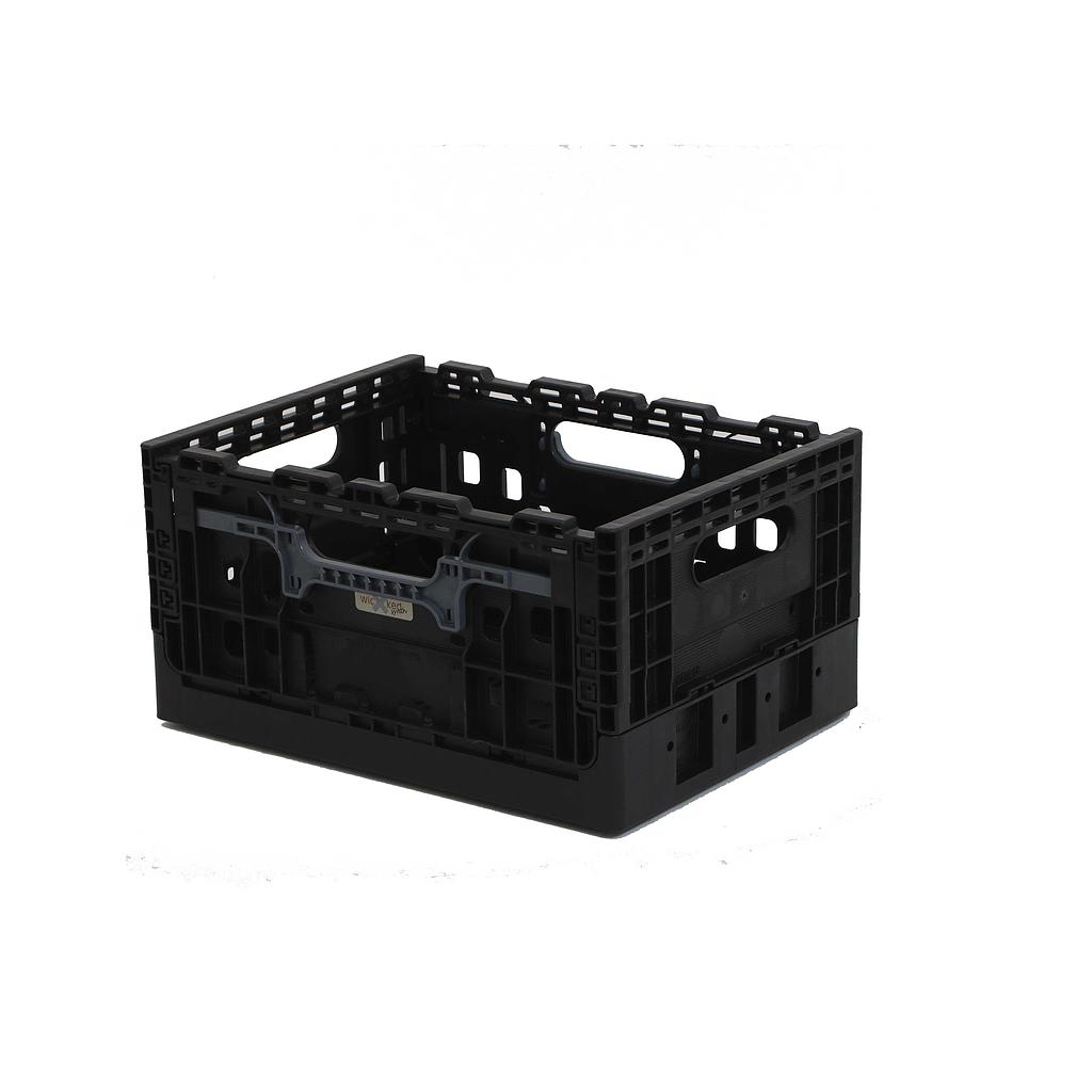 WICKED Smart Crate zwart met grijze grepen (recycled plastic) - WICKED Smart Crate (recycled plastic)