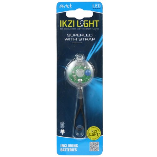 IKZI LIGHT elastieklampje voor 1 led voor - IKZI LIGHT voorlicht