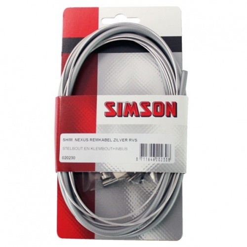 SIMSON - 020230 Shim. Nexus Remkabel zilver RVS - SIMSON - 020230