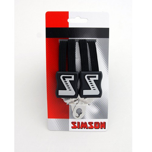 SIMSON - 021353 snelbinder zwart 49cm, extra kort - SIMSON - 021353