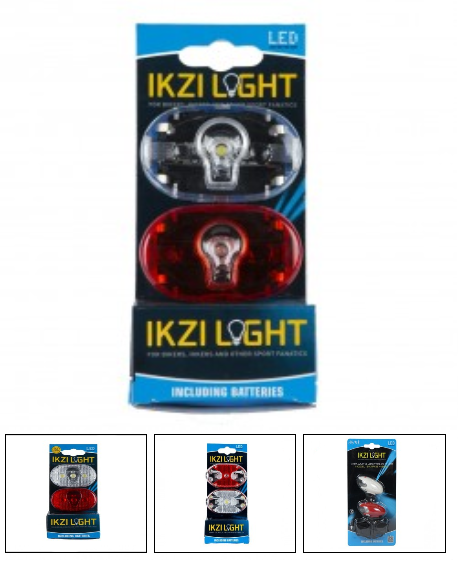 IKZI LIGHT set opkliklampjes 1 led - IKZI LIGHT set opkliklampjes