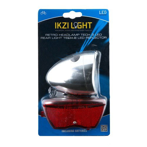 IKZI retro koplamp + achterlicht