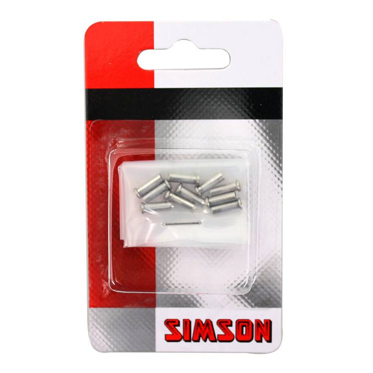 SIMSON - 021800 Binnenkabel eindhuls aluminium 10 stuks - SIMSON - 021800