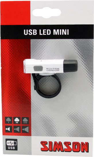 SIMSON - 020791 USB Oplaadbare Voorlamp Mini - SIMSON - 020791