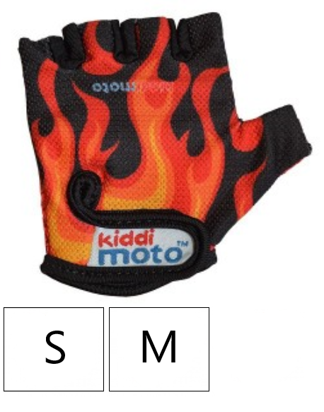 KIDDIMOTO handschoenen Flames, Medium - KIDDIMOTO handschoenen