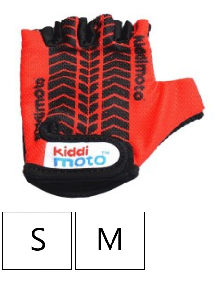 KIDDIMOTO handschoenen Red Tyre, Medium - KIDDIMOTO handschoenen