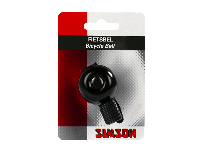 SIMSON - 021228 Fietsbel Mini, kleur zwart - SIMSON - 021228