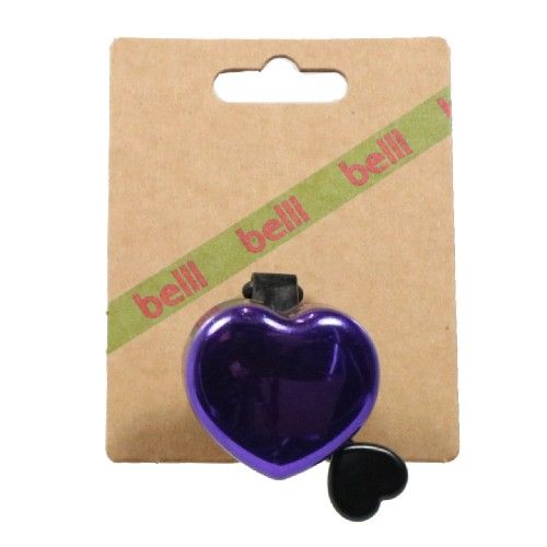 BELLL fietsbel Heart Purple - BELLL fietsbel