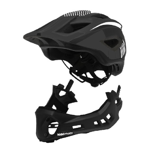 KIDDIMOTO Full Face helm black S - KIDDIMOTO Full Face helm