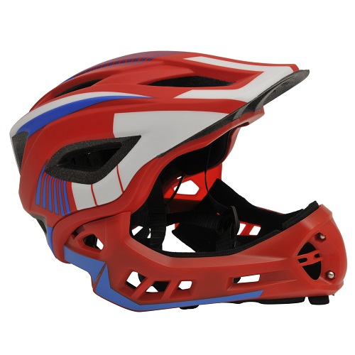 KIDDIMOTO Full Face helm red/blue S - KIDDIMOTO Full Face helm