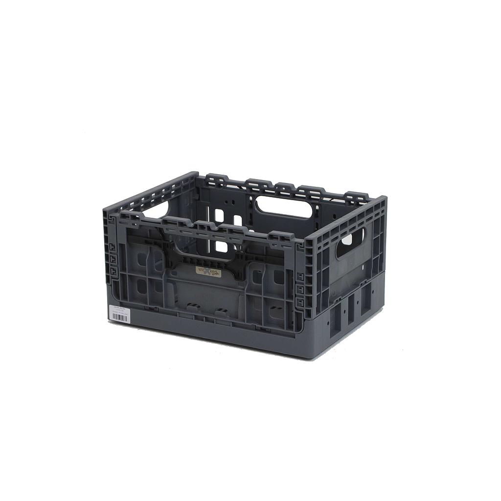 WICKED Smart Crate donkergrijs met zwarte grepen - WICKED Smart Crate