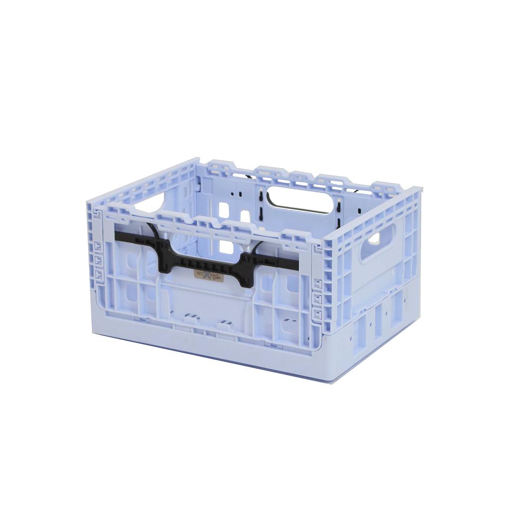 WICKED Smart Crate lichtblauw met zwarte grepen - WICKED Smart Crate