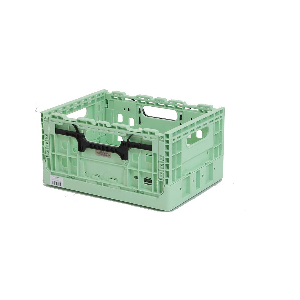 WICKED Smart Crate lichtgroen met zwarte grepen - WICKED Smart Crate