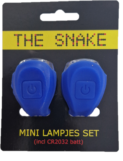 SNAKE verlichtingsset silicone blauw  - SNAKE verlichtingsset