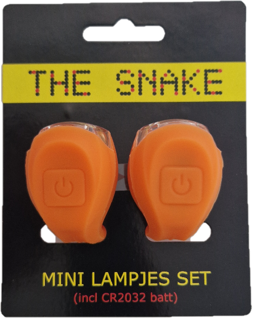 SNAKE verlichtingsset silicone oranje  - SNAKE verlichtingsset