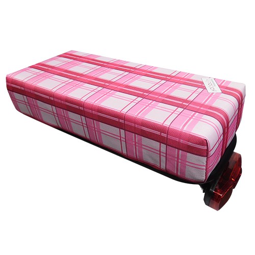 HOOODIE Big Cushie Pink Plaid 2 - HOOODIE Big Cushie