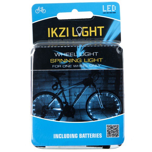 IKZI wielverlichting blauw, 2 x 20 LEDS - IKZI Light wielverlichting