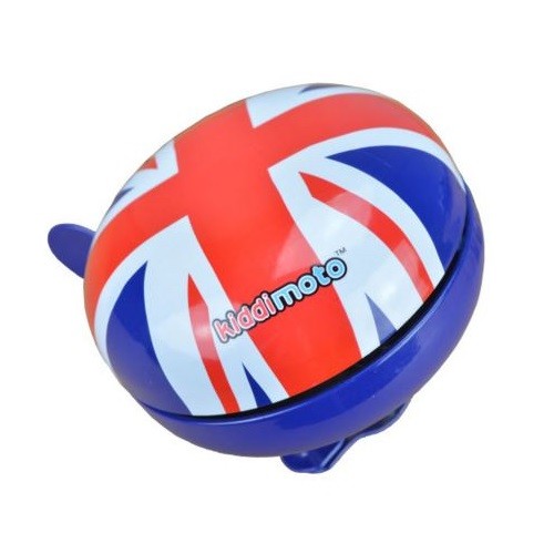 KIDDIMOTO fietsbel DingDong groot Union Jack, 80mm - KIDDIMOTO fietsbel DingDong groot