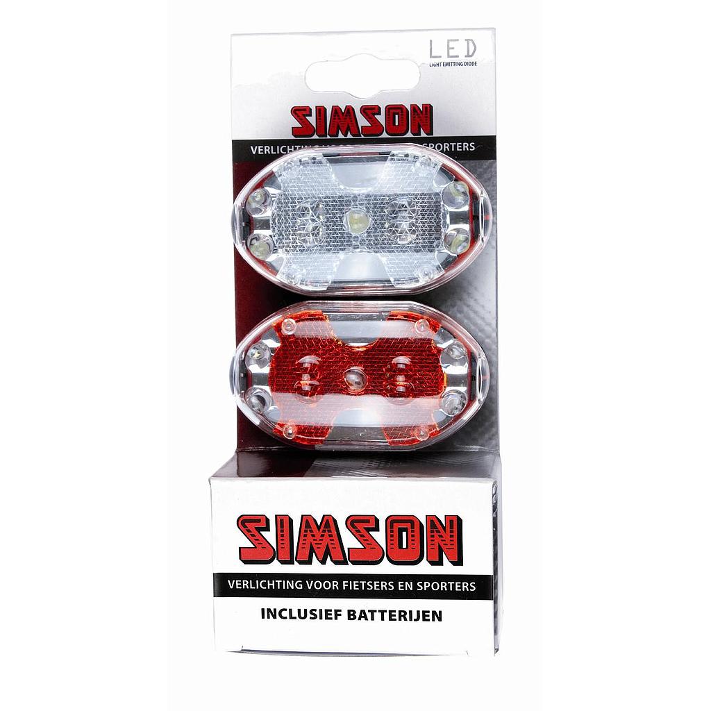 SIMSON - 020757 LED set voor en achter - SIMSON - 020757