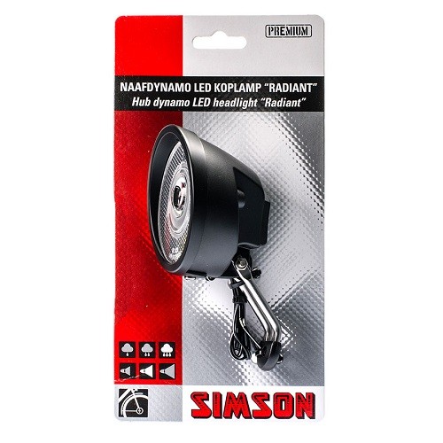 SIMSON - 022017 Naafdynamo koplamp ''Radiant'' - SIMSON - 022017