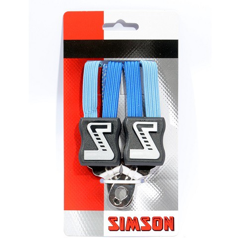 SIMSON - 021350 snelbinder kobalt-blue 49cm, extra kort - SIMSON - 021350