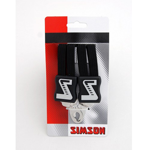 SIMSON - 021358 snelbinder zwart uni, extra lang - SIMSON - 021358